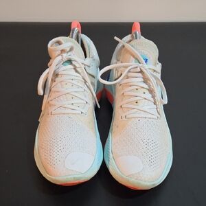 Nike Cream and Orange Athletic Shoes